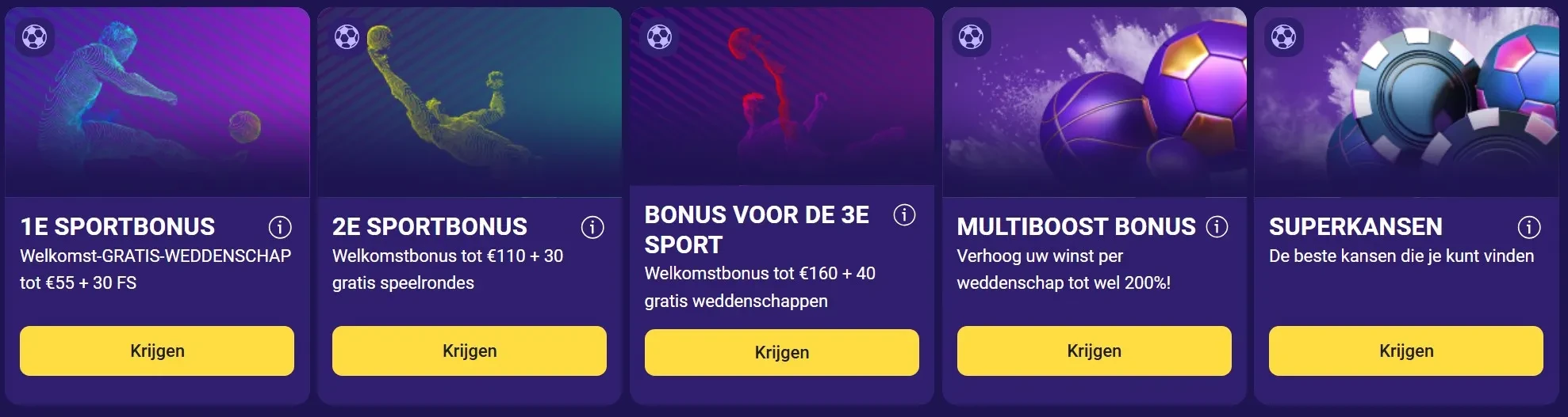 Welkomstbonus sport